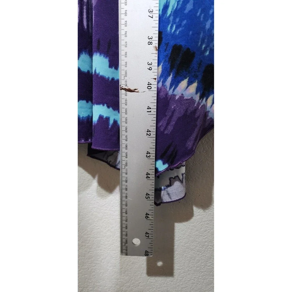 Attitudes by Renee Women's Textured Knit Tie Dye Midi Dress Desert Size S